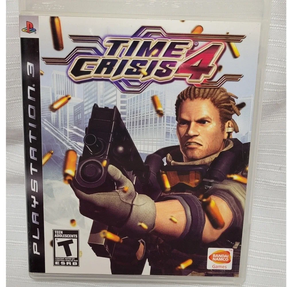 Time Crisis 4 Sony PlayStation 3 PS3 Bandai Namco Arcade Shooter Game CIB